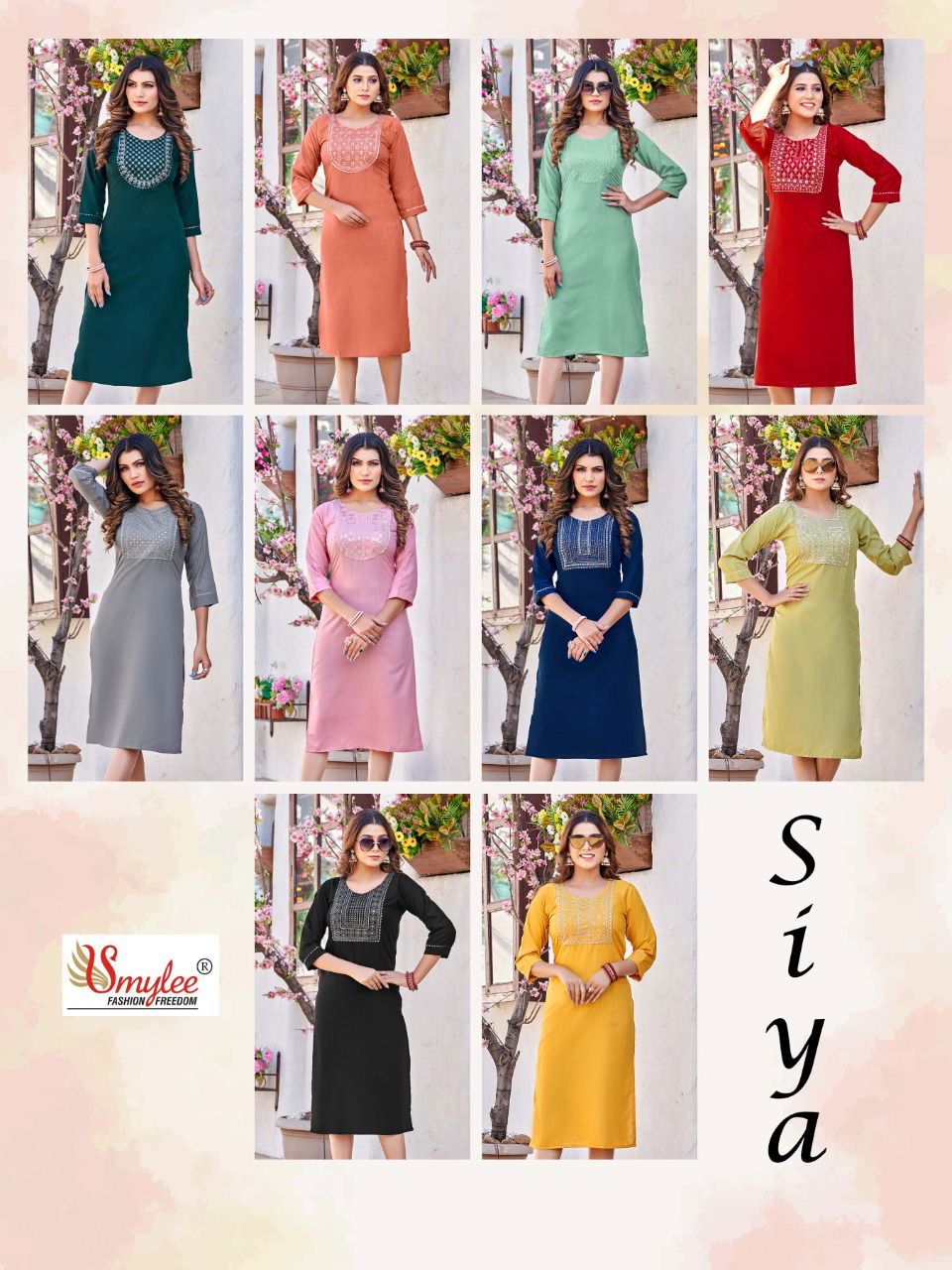 Rung Siya Ethnic Wear Wholesale Designer Kurtis Catalog